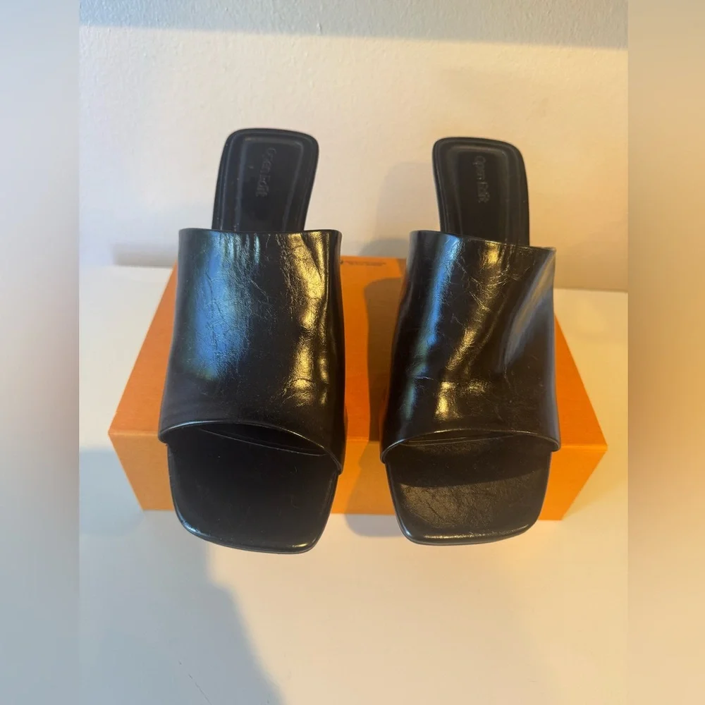 Open Edit Black Mules Size 11 - Picture 8 of 8